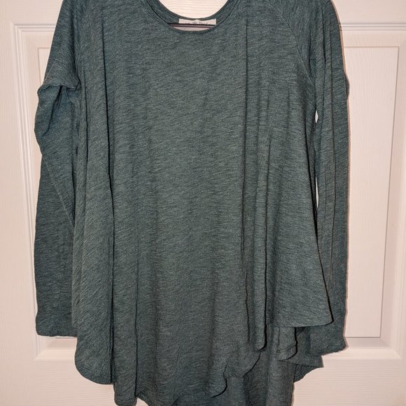 We the Free Aria Trapeze Long Sleeve Green - Picture 1 of 4